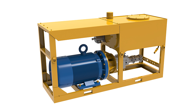 Concrete pumps for coal mines